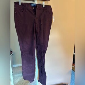 Old Navy Rockstar Mid Rise Plum
